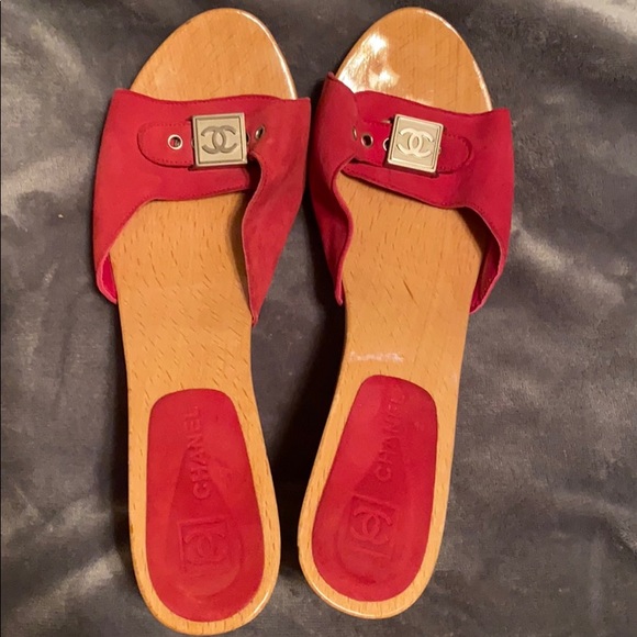 CHANEL Shoes - Chanel Wooden Heels